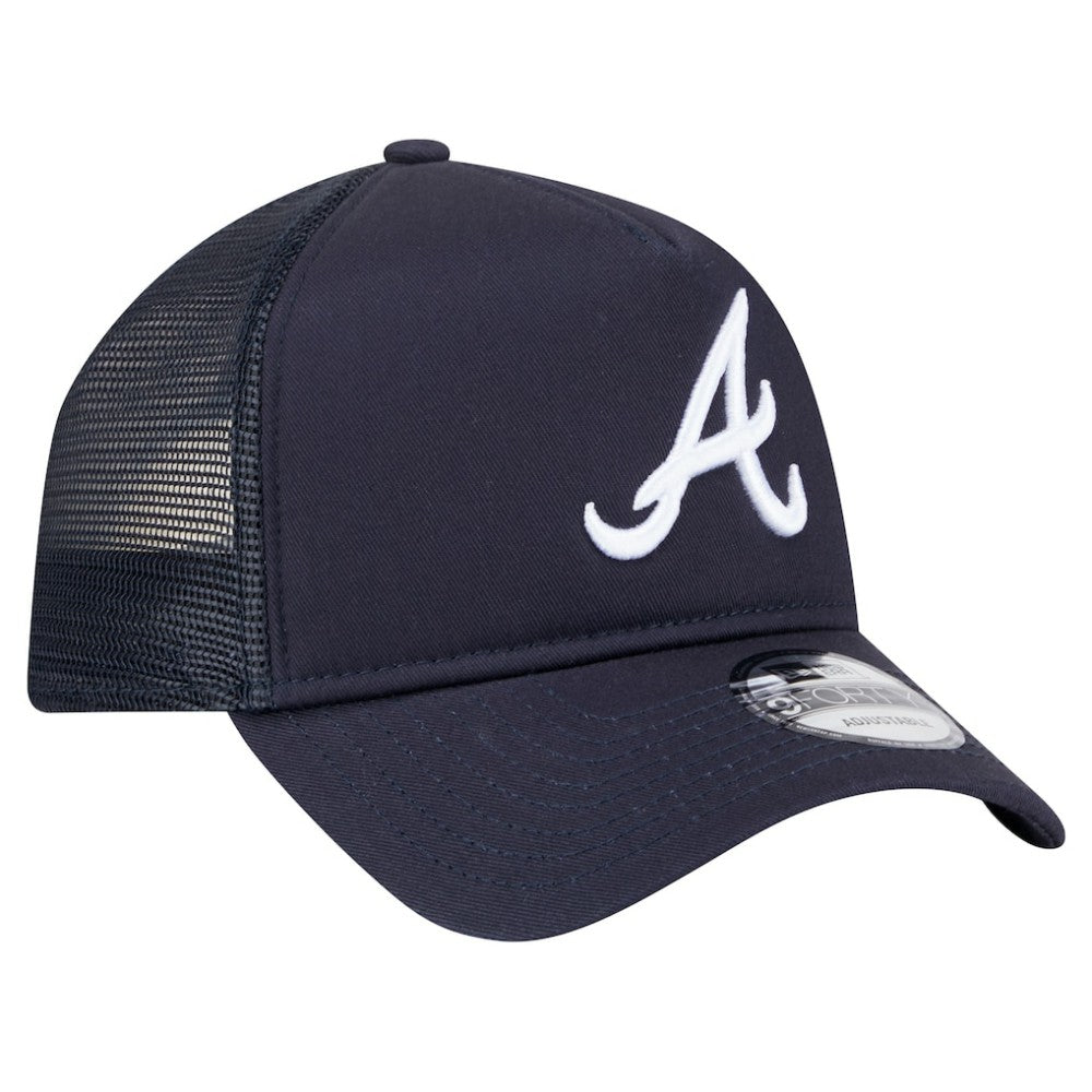 Atlanta Braves New Era 9FORTY A-Frame Trucker Adjustable Hat Online