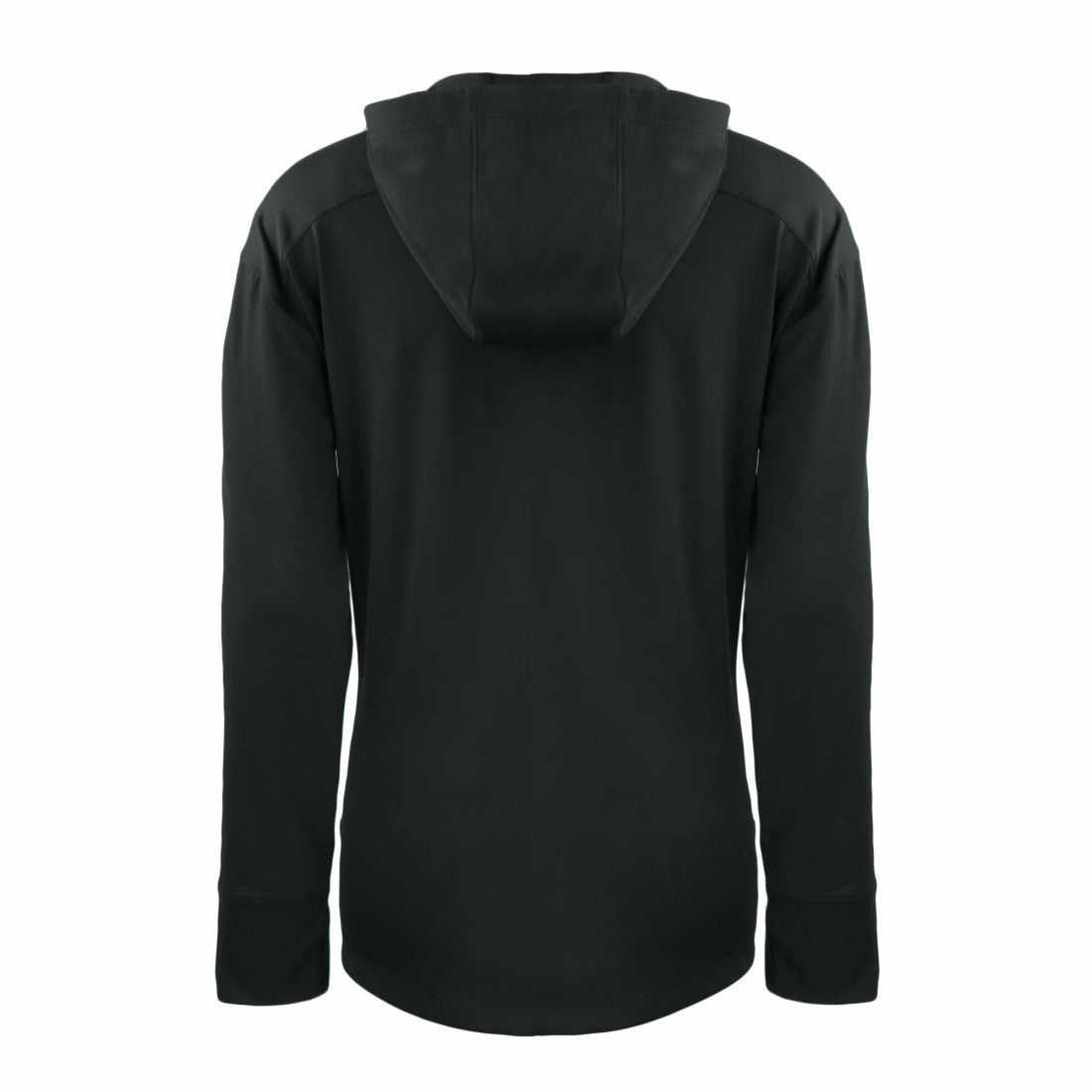 Detroit Lions Cutter & Buck Women's Primary Mark Daybreak Eco Recycled Half-Zip Hoodie Black - NFL