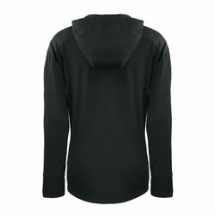 Detroit Lions Cutter & Buck Women's Primary Mark Daybreak Eco Recycled Half-Zip Hoodie Black - NFL