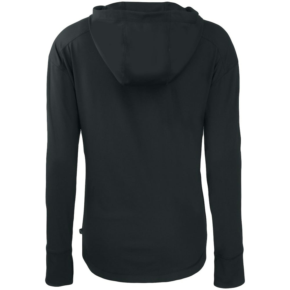 Kansas City Chiefs Cutter & Buck Women's Primary Mark Daybreak Eco Recycled Full-Zip Hoodie Black - NFL