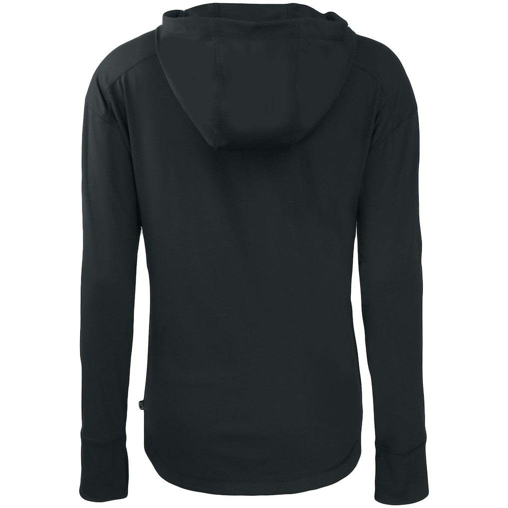 Philadelphia Eagles Cutter & Buck Women's Primary Mark Daybreak Eco Recycled Full-Zip Hoodie Black - NFL