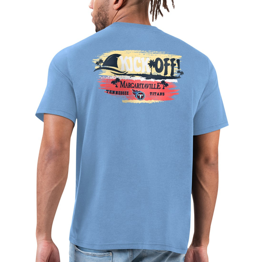 Tennessee Titans Margaritaville T-Shirt Blue - NFL