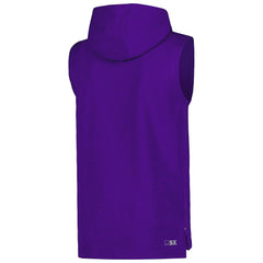 Minnesota Vikings MSX by Michael Strahan Captain Sleeveless Hoodie T-Shirt Purple - NFL