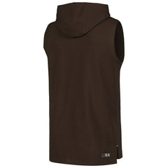 Cleveland Browns MSX by Michael Strahan Captain Sleeveless Hoodie T-Shirt Brown - NFL