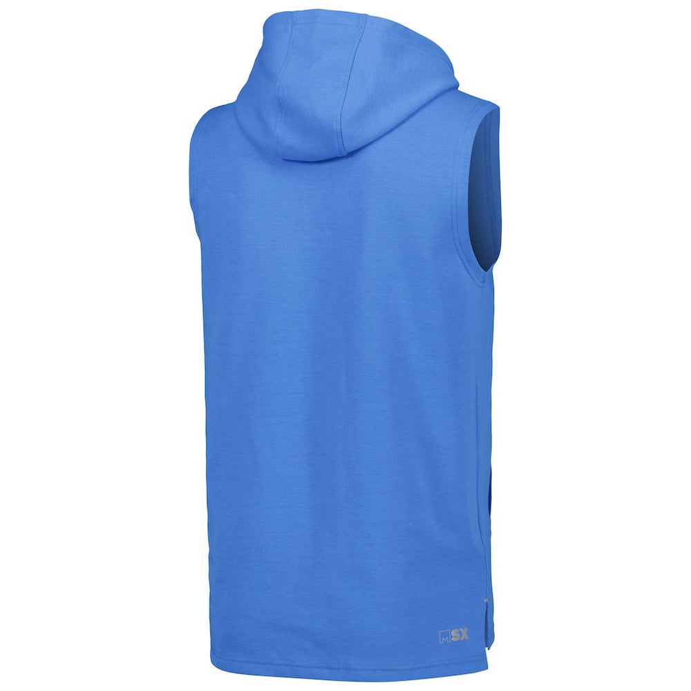 Los Angeles Chargers MSX by Michael Strahan Captain Sleeveless Hoodie T-Shirt Powder Blue - NFL