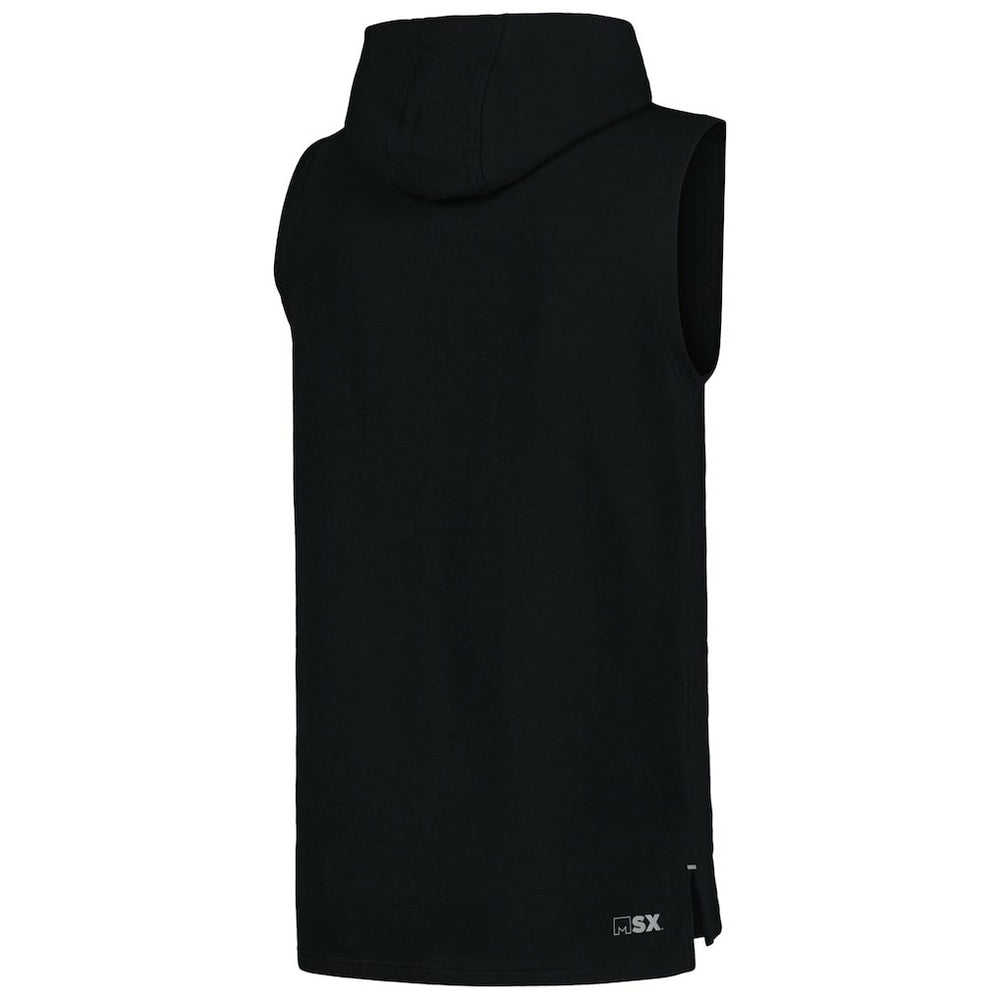 Cincinnati Bengals MSX by Michael Strahan Captain Sleeveless Hoodie T-Shirt Black - NFL