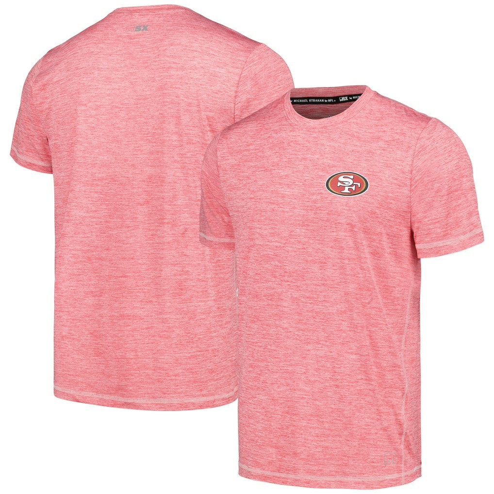 San Francisco 49ers MSX by Michael Strahan Motion Space-Dye T-Shirt Scarlet - NFL