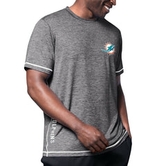 Miami Dolphins MSX by Michael Strahan Motion Space-Dye T-Shirt Black - NFL