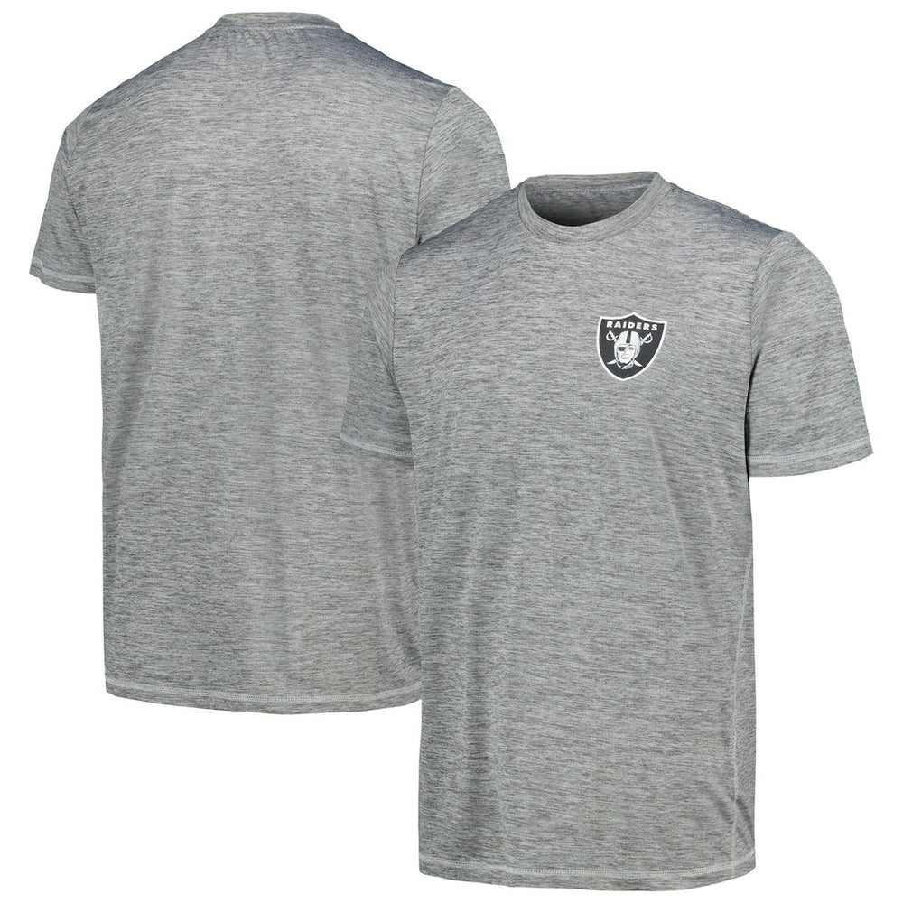 Las Vegas Raiders MSX by Michael Strahan Motion Space-Dye T-Shirt Gray - NFL