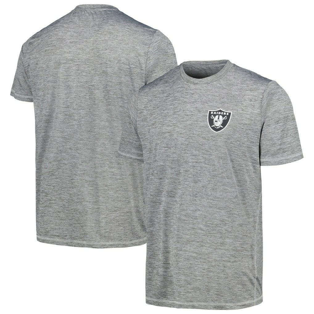 Las Vegas Raiders MSX by Michael Strahan Motion Space-Dye T-Shirt Gray - NFL