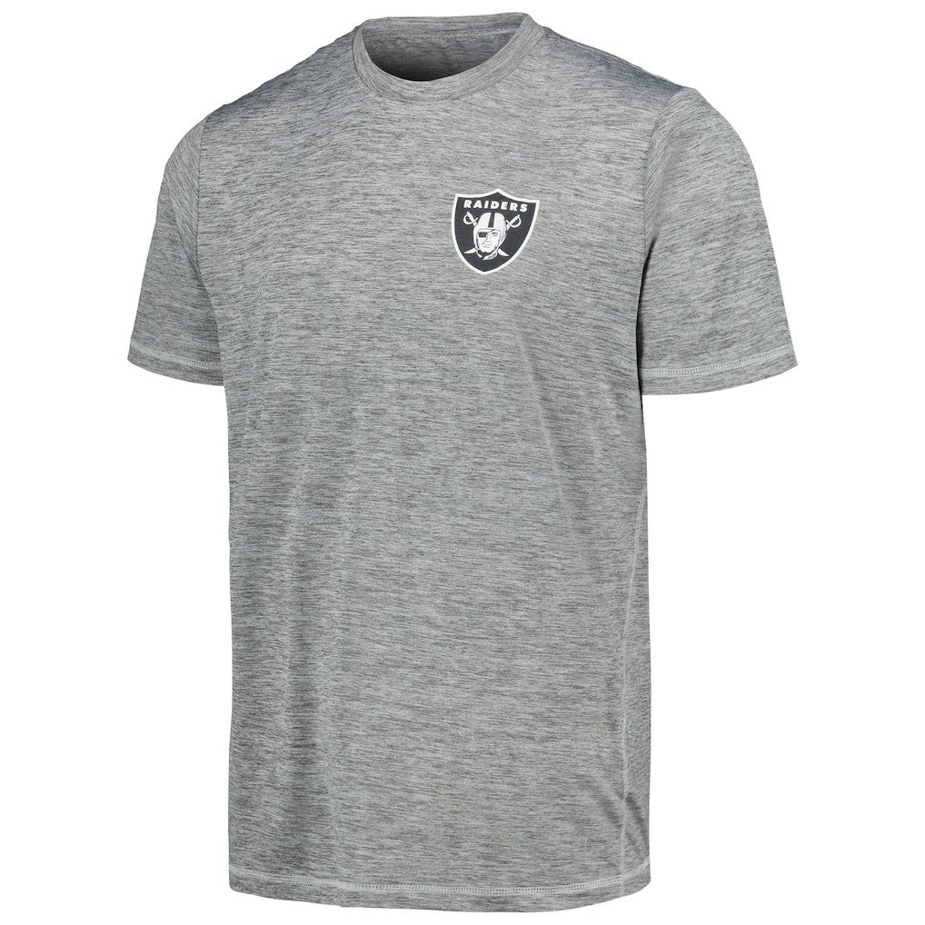 Las Vegas Raiders MSX by Michael Strahan Motion Space-Dye T-Shirt Gray - NFL