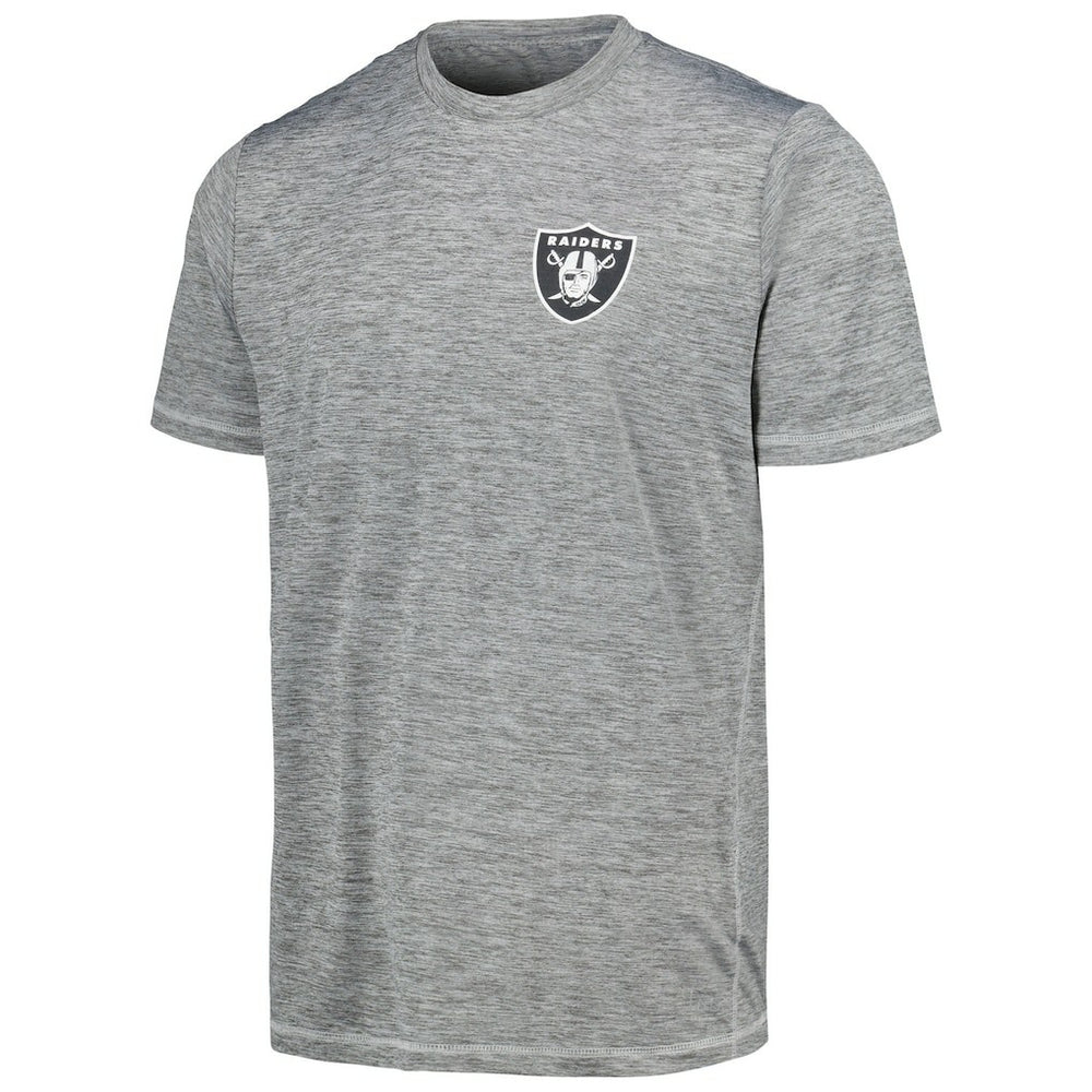 Las Vegas Raiders MSX by Michael Strahan Motion Space-Dye T-Shirt Gray - NFL
