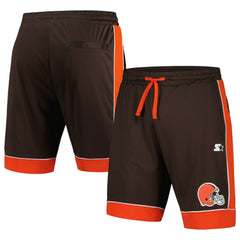 Cleveland Browns Starter Fan Favorite Fashion Shorts Brown/Orange - NFL