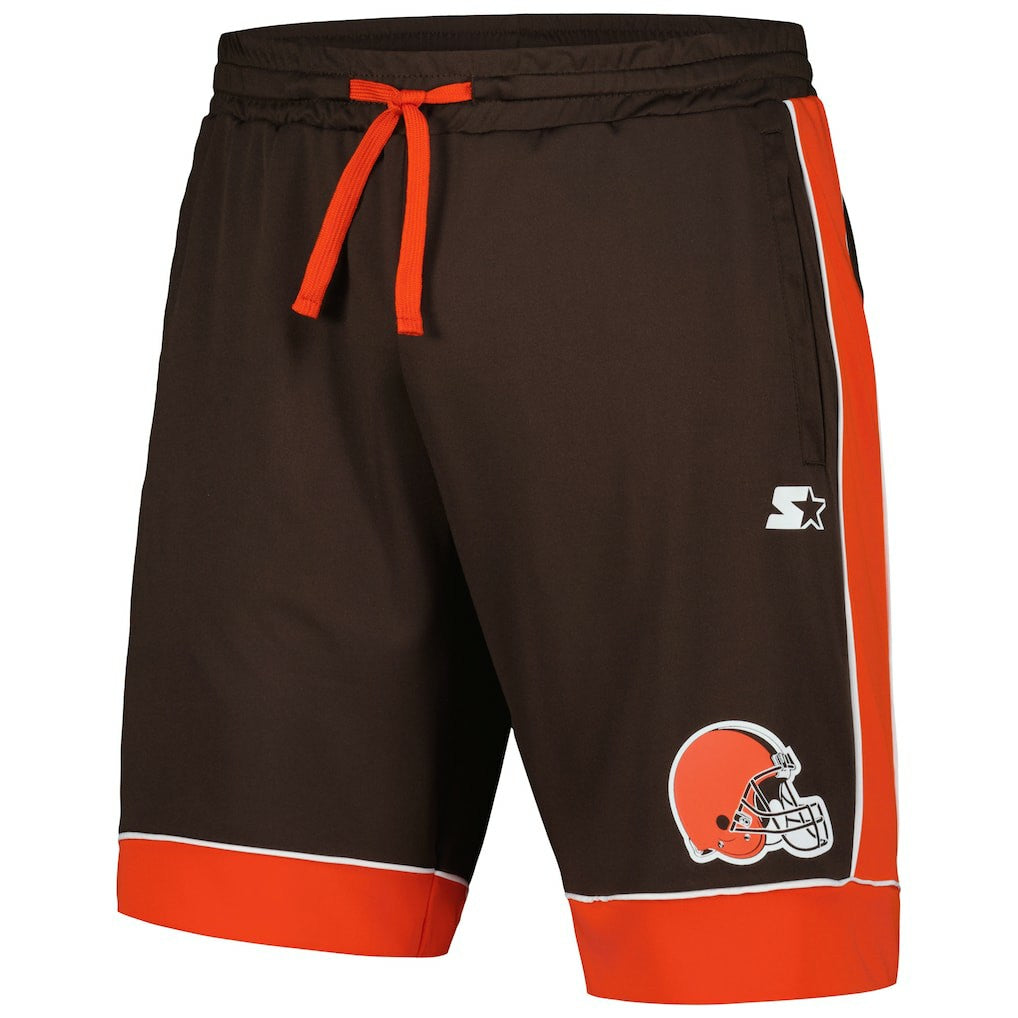 Cleveland Browns Starter Fan Favorite Fashion Shorts Brown/Orange - NFL