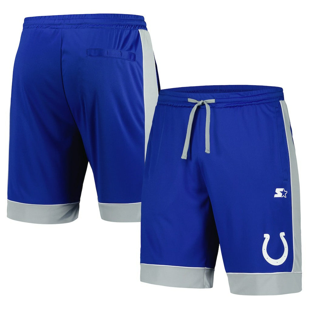 Indianapolis Colts Starter Fan Favorite Fashion Shorts Royal/Gray - NFL