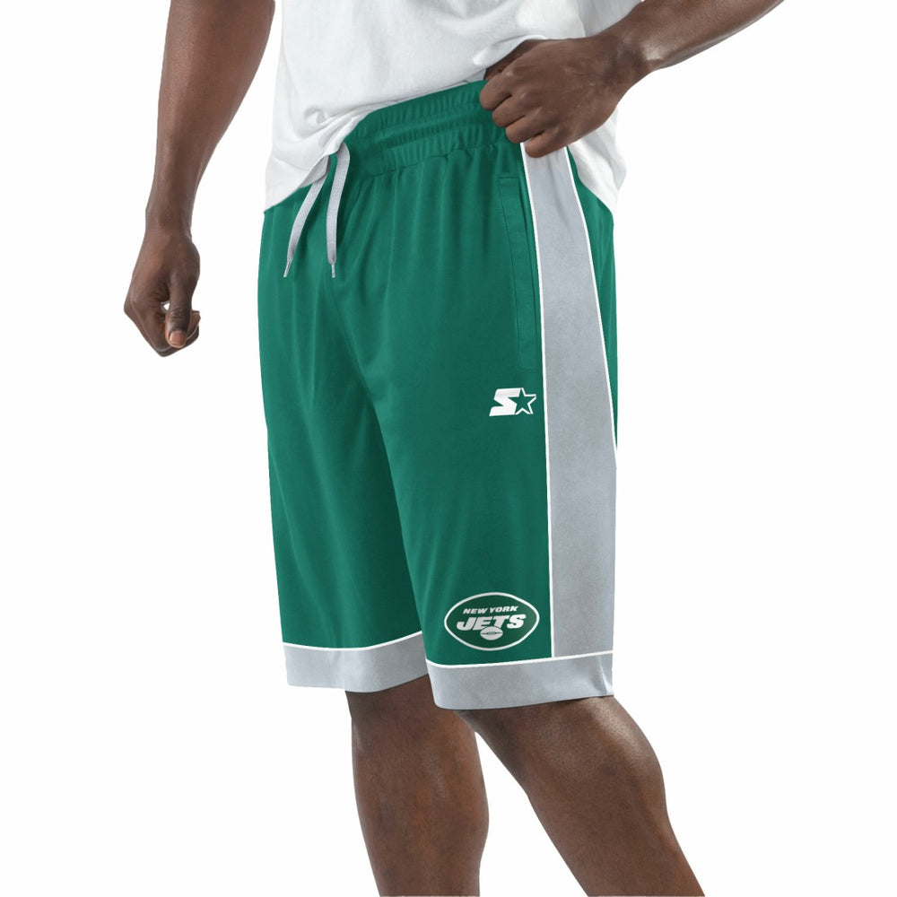 New York Jets Starter Fan Favorite Fashion Shorts Green/White - NFL