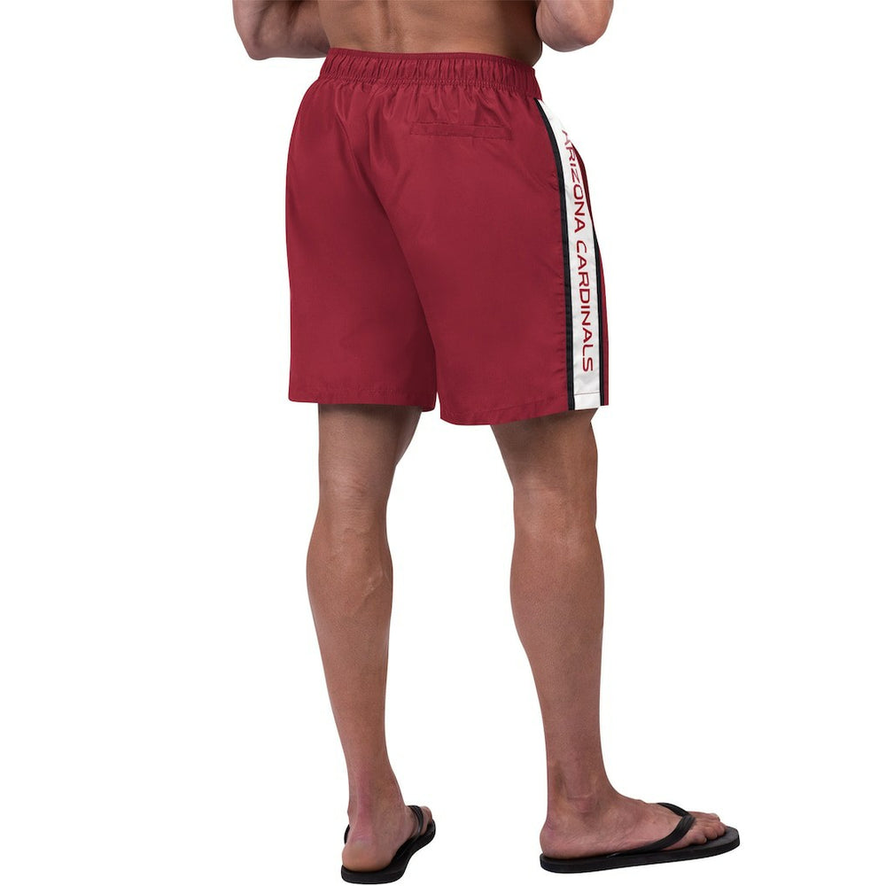 Arizona Cardinals G-III Sports by Carl Banks Streamline Volley Swim Shorts Cardinal - NFL