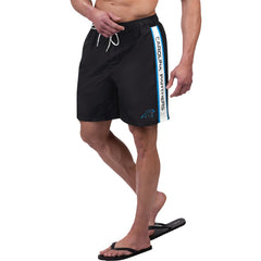Carolina Panthers G-III Sports by Carl Banks Streamline Volley Swim Shorts Black - NFL