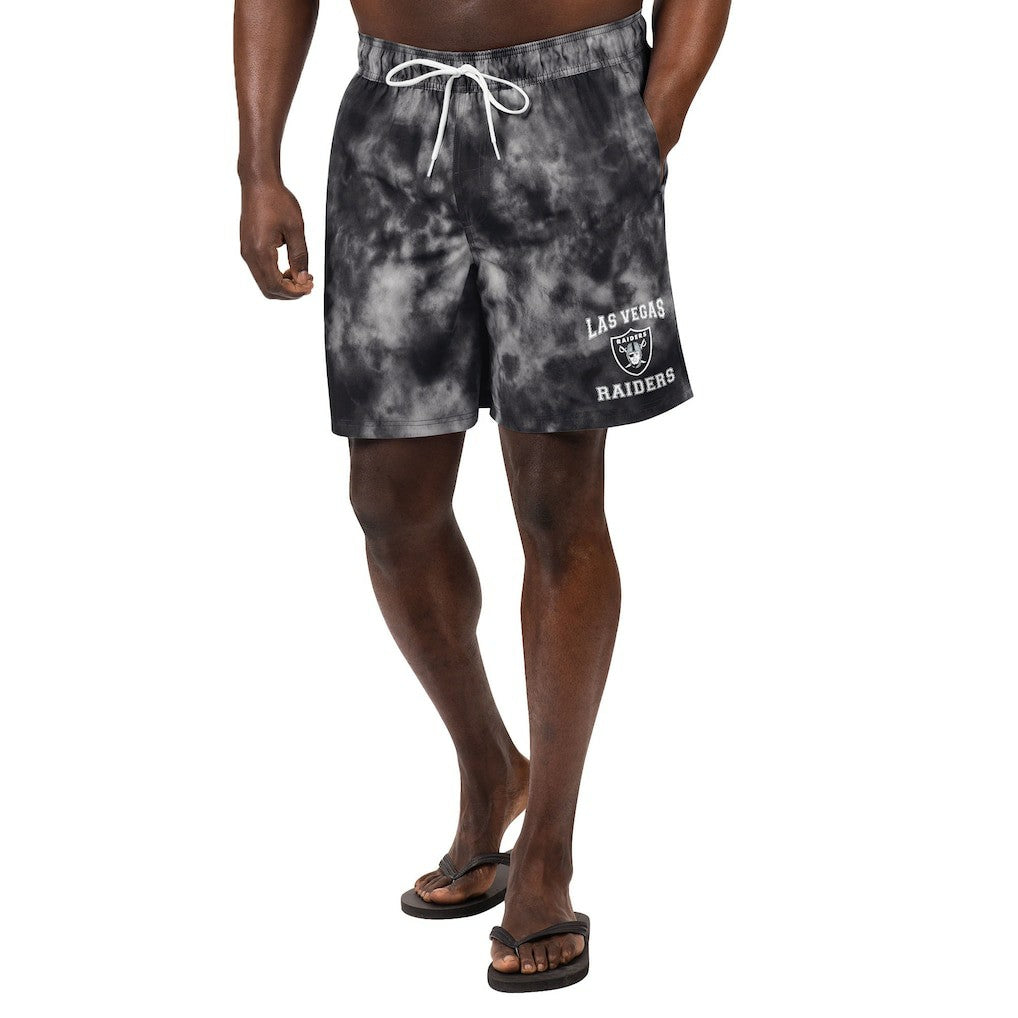 Las Vegas Raiders G-III Sports by Carl Banks Change Up Volley Swim Trunks Black - NFL