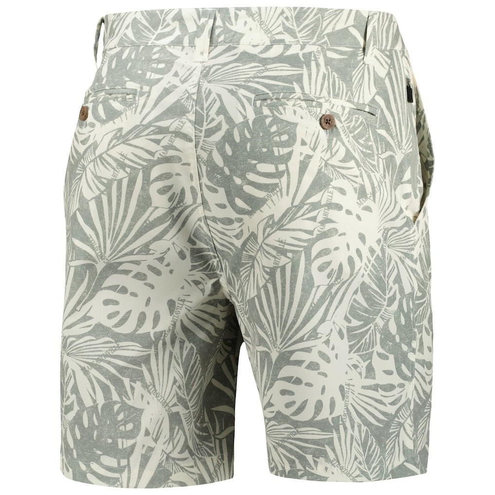 Cincinnati Bengals Margaritaville Sandwashed Monstera Print Amphib Shorts Gray - NFL