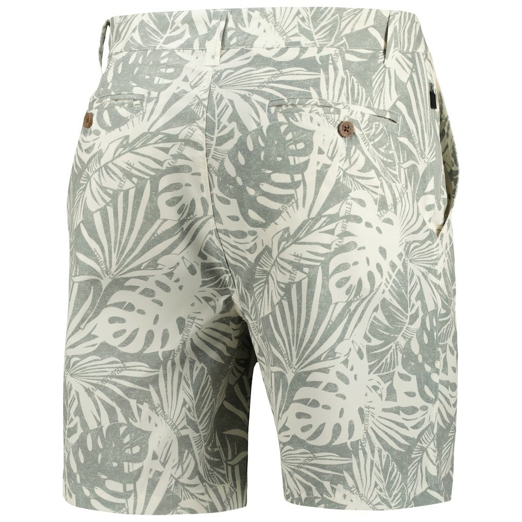 Cleveland Browns Margaritaville Sandwashed Monstera Print Amphib Shorts Gray - NFL
