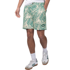 New York Jets Margaritaville Sandwashed Monstera Print Amphib Shorts Green - NFL