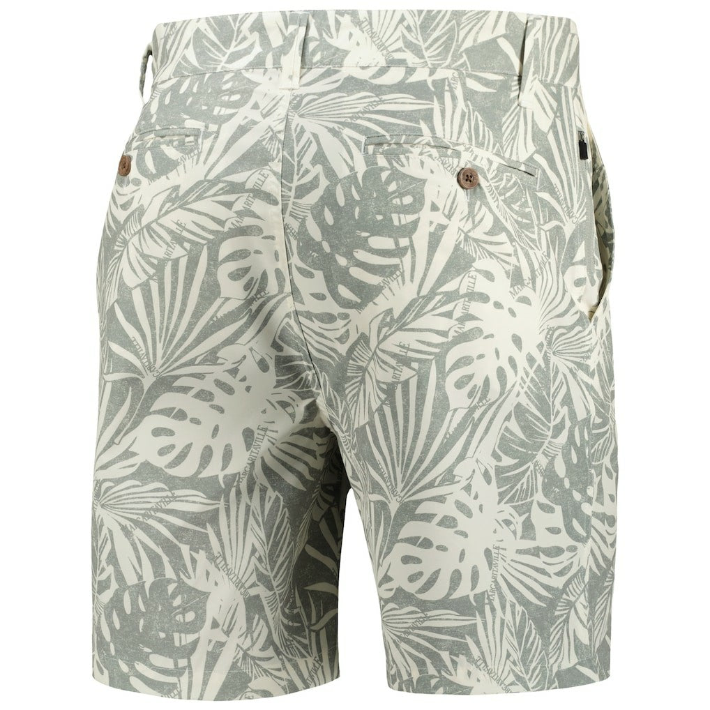 Pittsburgh Steelers Margaritaville Sandwashed Monstera Print Amphib Shorts Gray - NFL