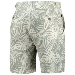 Pittsburgh Steelers Margaritaville Sandwashed Monstera Print Amphib Shorts Gray - NFL