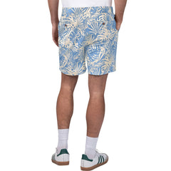 New York Giants Margaritaville Sandwashed Monstera Print Amphib Shorts Royal - NFL