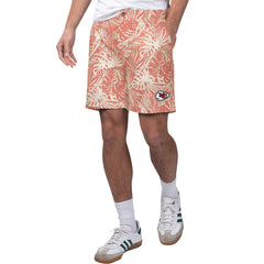 Kansas City Chiefs Margaritaville Sandwashed Monstera Print Amphib Shorts Red - NFL