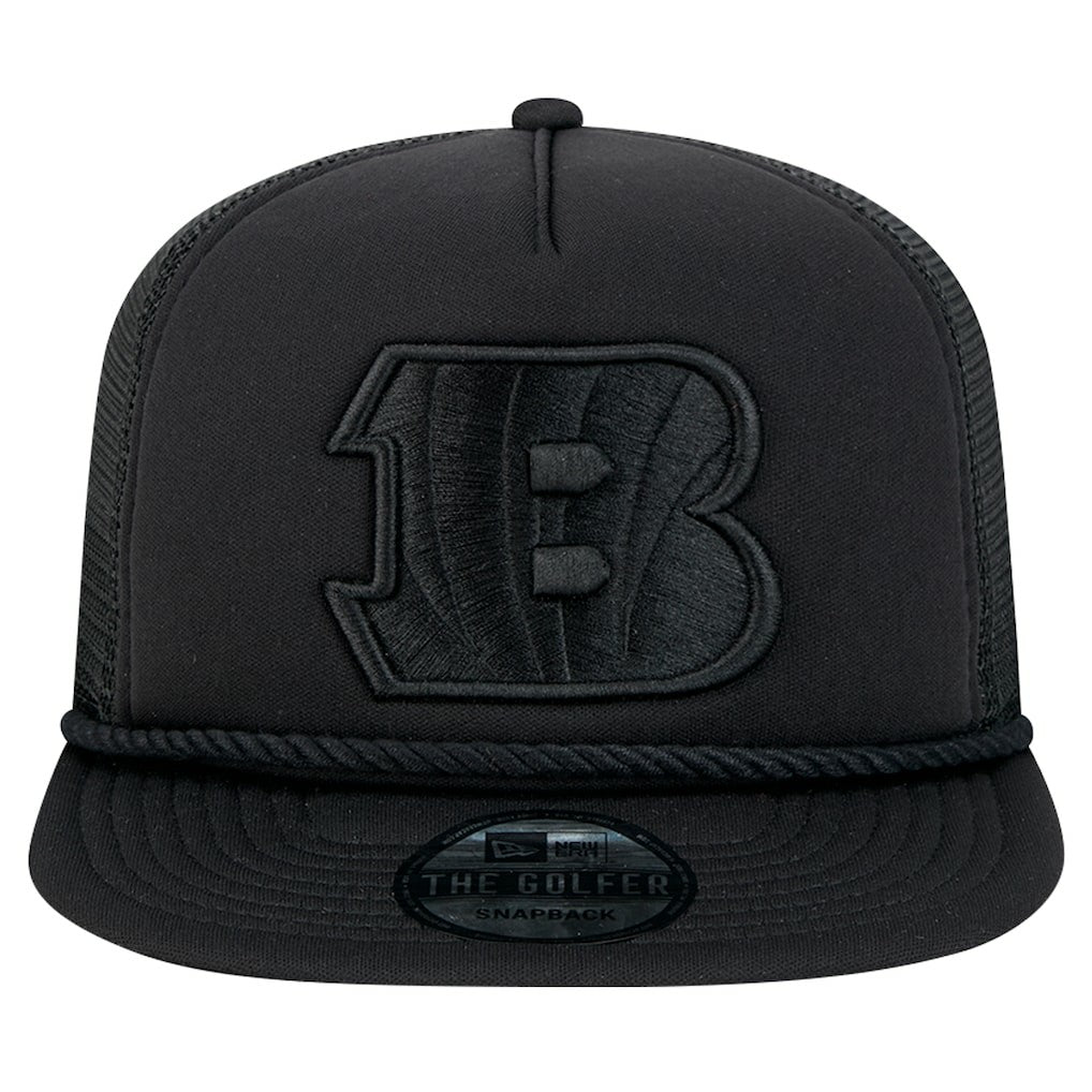 New Era Cincinnati Bengals Black Active Tone Golfer Snapback Hat - NFL