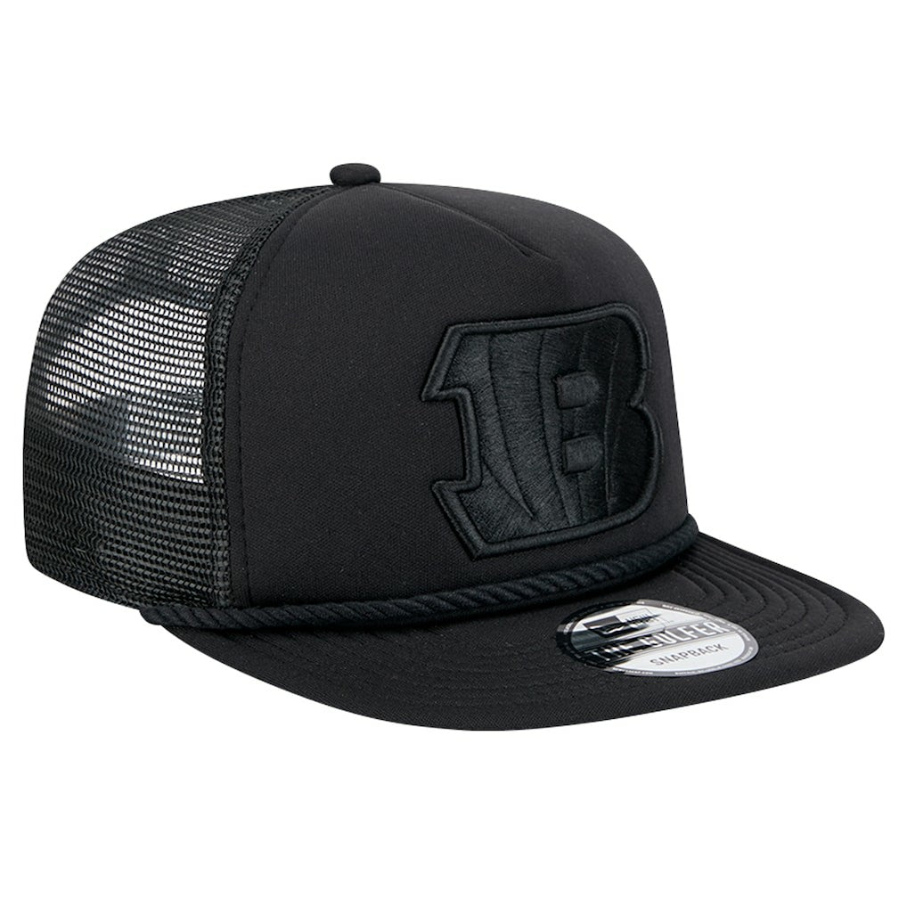 New Era Cincinnati Bengals Black Active Tone Golfer Snapback Hat - NFL