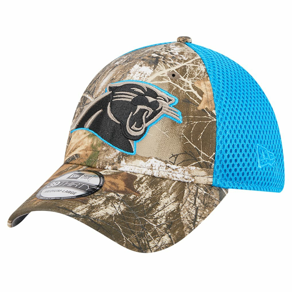 Carolina Panthers New Era Active 39THIRTY Flex Hat Realtree Camo/Blue - NFL