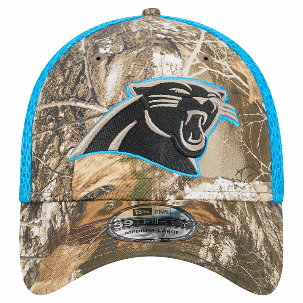 Carolina Panthers New Era Active 39THIRTY Flex Hat Realtree Camo/Blue - NFL