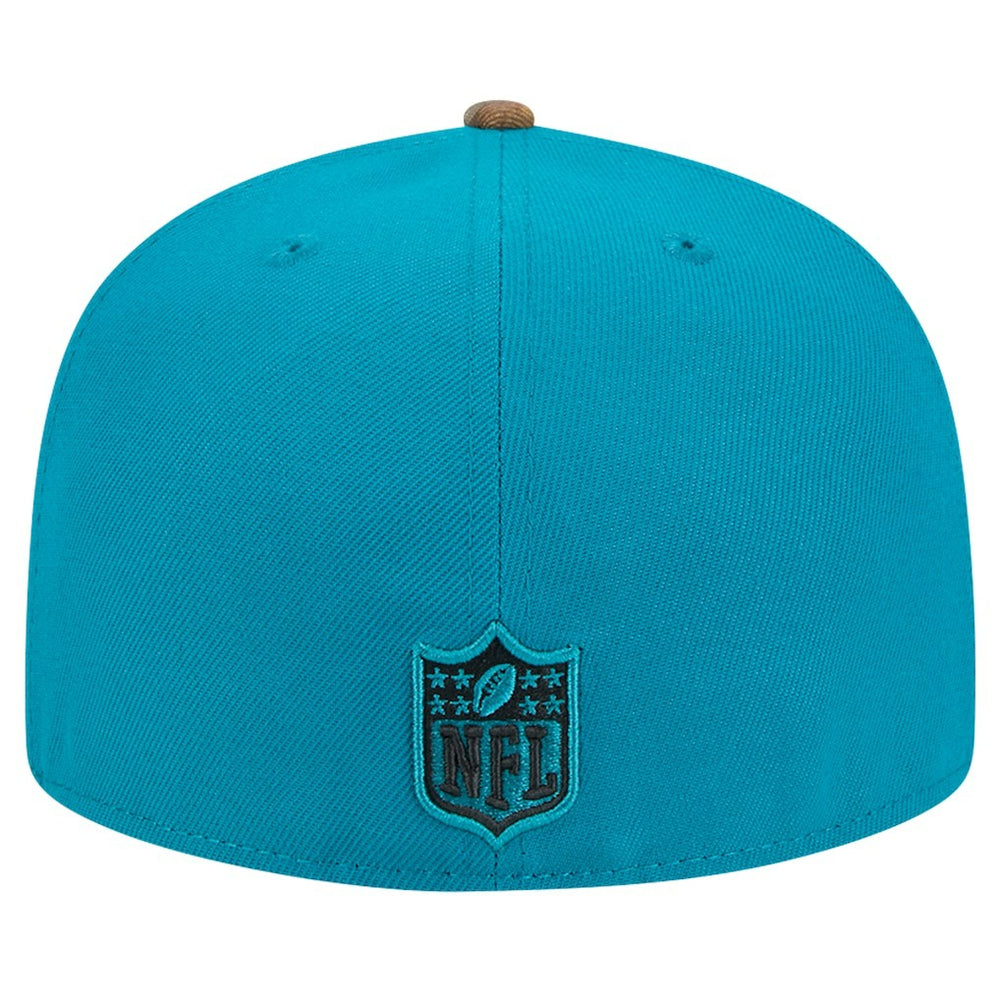 New Era Jacksonville Jaguars Teal Active Two-Tone Camo 59FIFTY Fitted Hat - NFL