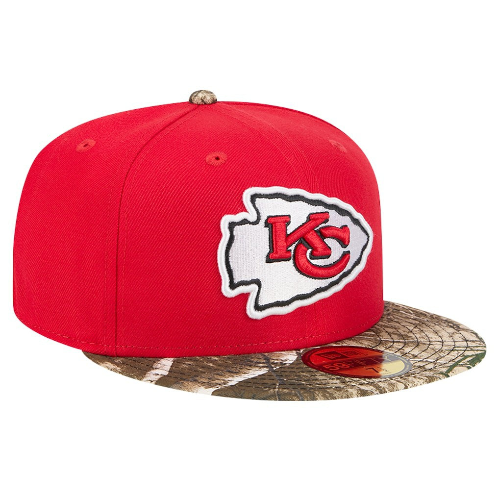 New Era Kansas City Chiefs Red Active Two-Tone Camo 59FIFTY Fitted Hat - NFL