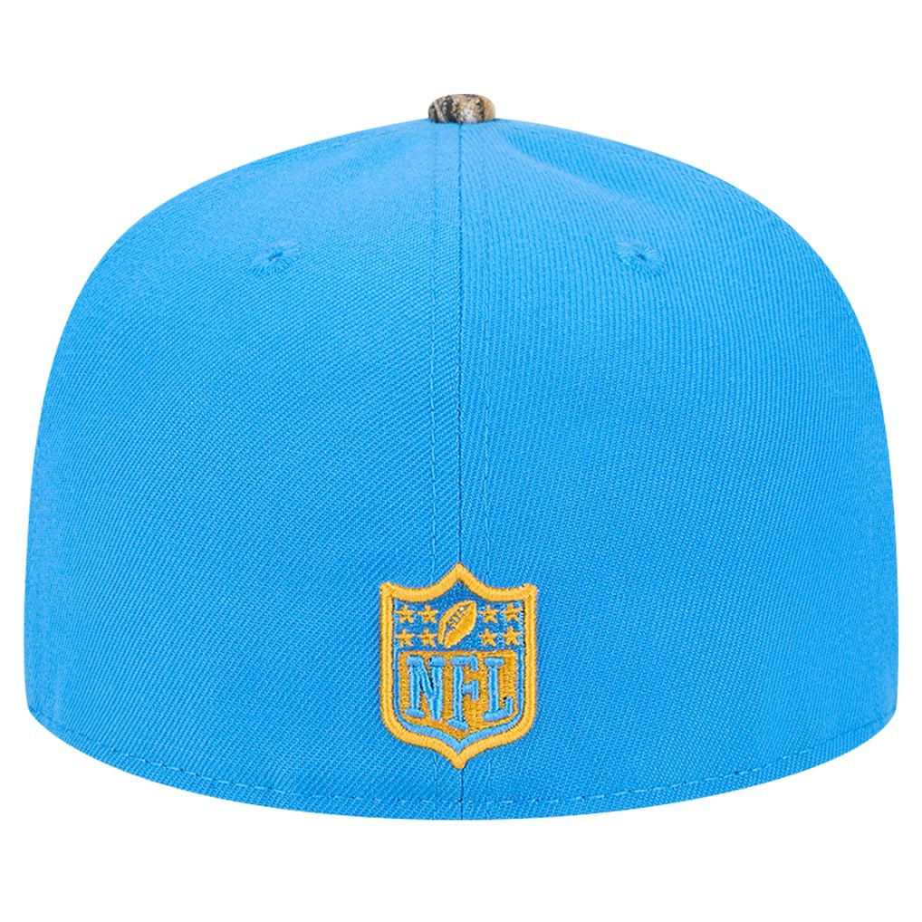 New Era Los Angeles Chargers Powder Blue Active Two-Tone Camo 59FIFTY Fitted Hat - NFL