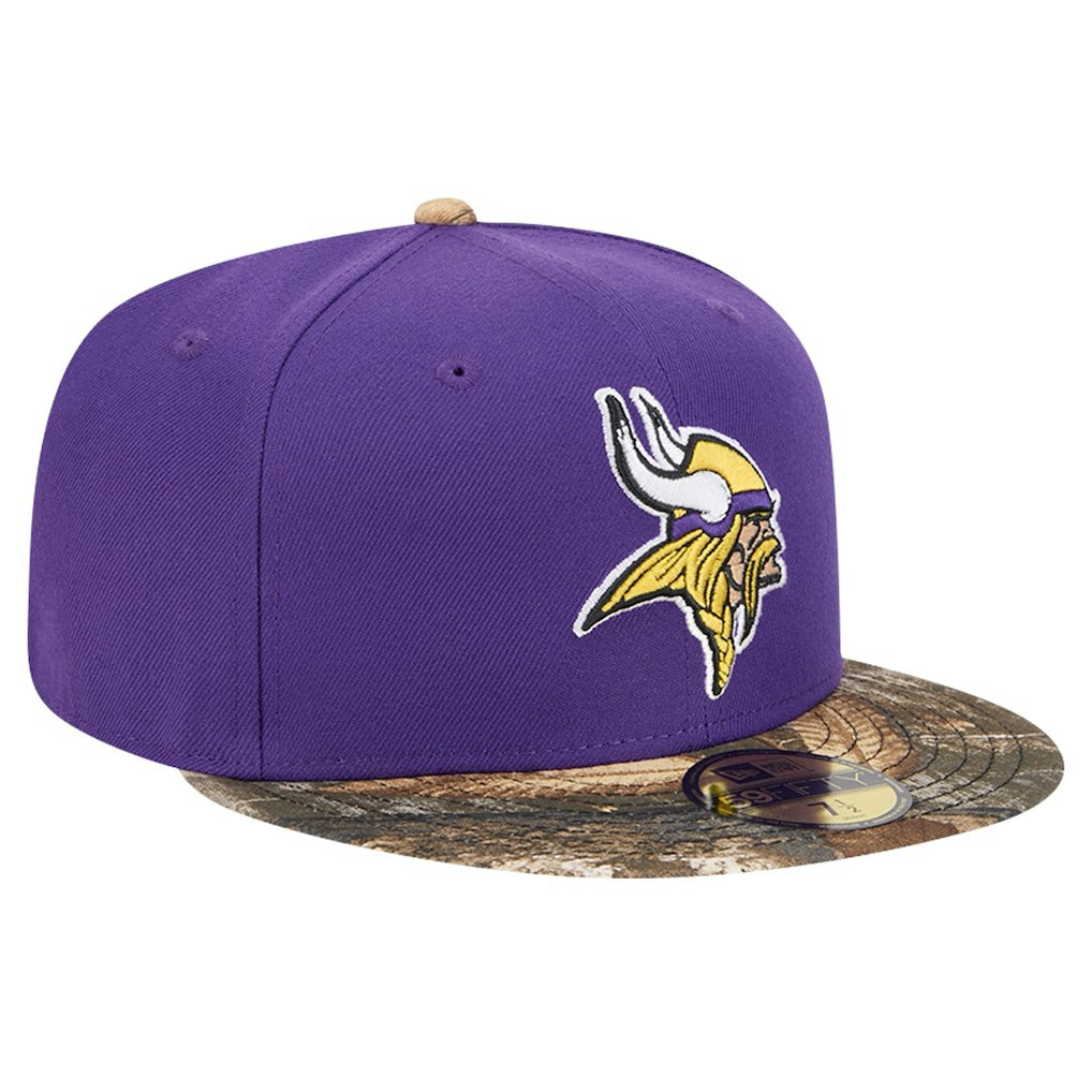 New Era Minnesota Vikings Purple Active Two-Tone Camo 59FIFTY Fitted Hat - NFL