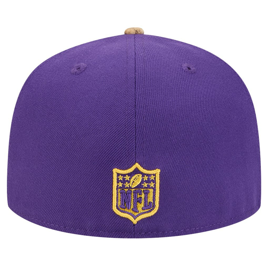 New Era Minnesota Vikings Purple Active Two-Tone Camo 59FIFTY Fitted Hat - NFL