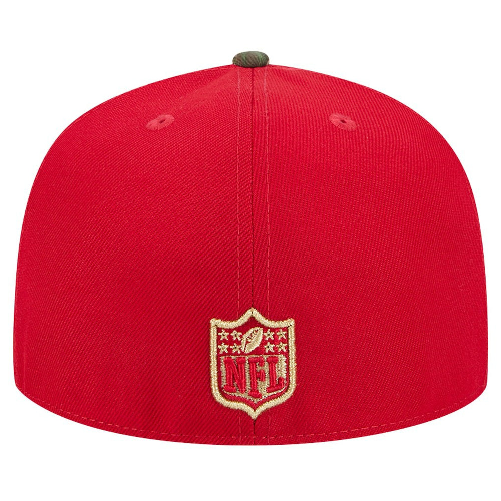 New Era San Francisco 49ers Scarlet Active Two-Tone Camo 59FIFTY Fitted Hat - NFL