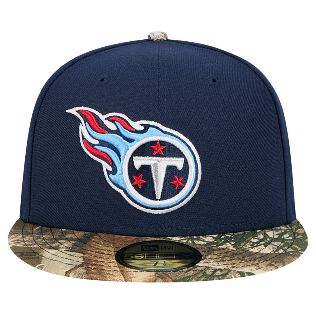 New Era Tennessee Titans Navy Active Two-Tone Camo 59FIFTY Fitted Hat - NFL