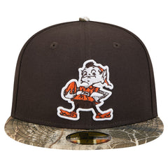 New Era Cleveland Browns Brown Active Two-Tone Camo 59FIFTY Fitted Hat - NFL