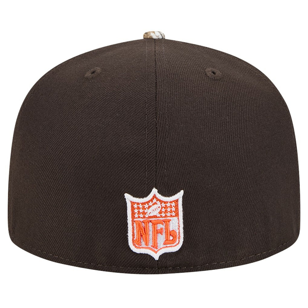 New Era Cleveland Browns Brown Active Two-Tone Camo 59FIFTY Fitted Hat - NFL