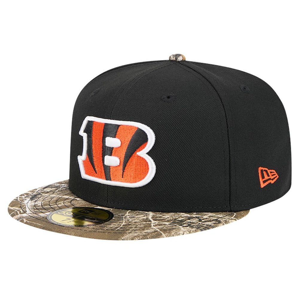 New Era Cincinnati Bengals Black Active Two-Tone Camo 59FIFTY Fitted Hat - NFL