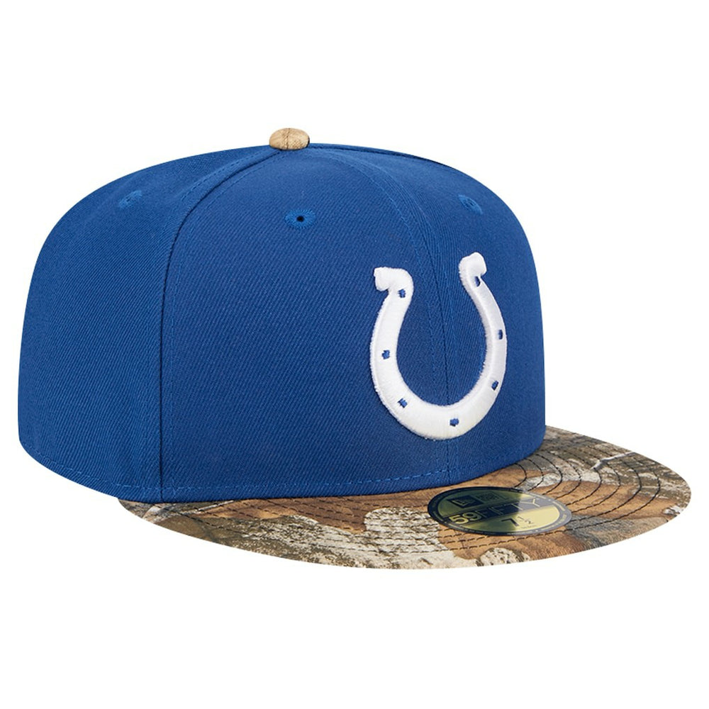 New Era Indianapolis Colts Royal Active Two-Tone Camo 59FIFTY Fitted Hat - NFL