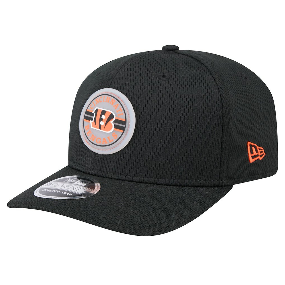 Cincinnati Bengals New Era Adventure Patched 9SEVENTY Stretch-Snap Adjustable Hat Black - NFL