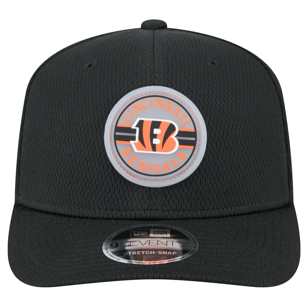 Cincinnati Bengals New Era Adventure Patched 9SEVENTY Stretch-Snap Adjustable Hat Black - NFL