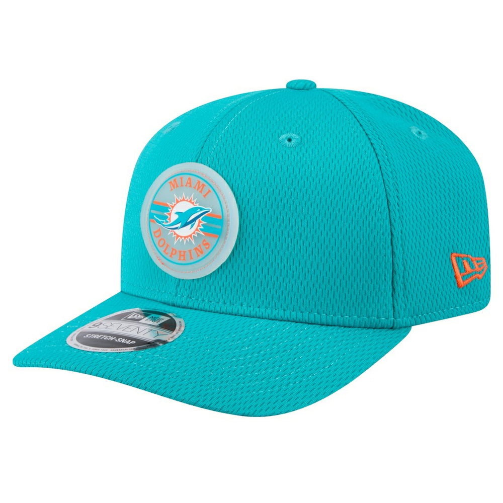 Miami Dolphins New Era Adventure Patched 9SEVENTY Stretch-Snap Adjustable Hat Aqua - NFL