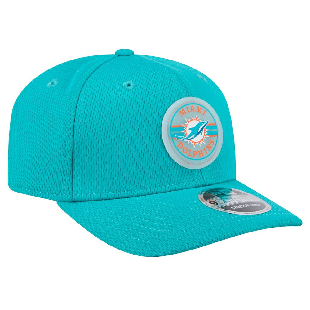 Miami Dolphins New Era Adventure Patched 9SEVENTY Stretch-Snap Adjustable Hat Aqua - NFL