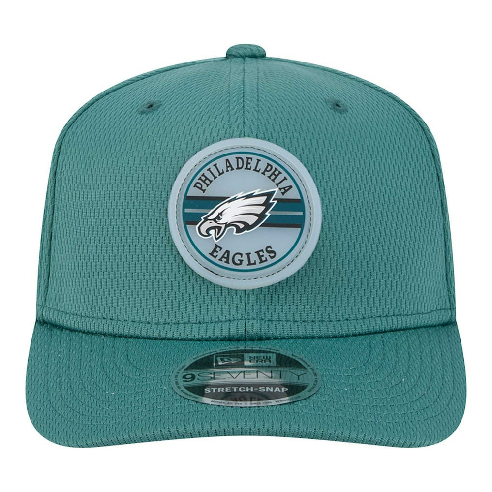 Philadelphia Eagles New Era Adventure Patched 9SEVENTY Stretch-Snap Adjustable Hat Midnight Green - NFL